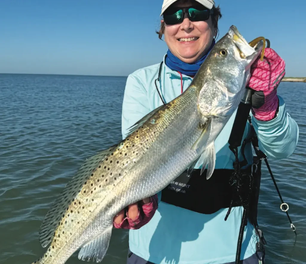 sea trout caught in baffin bay